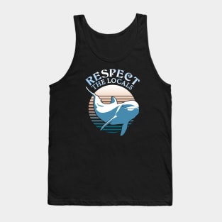 Respect The Locals - Dolphins Tank Top